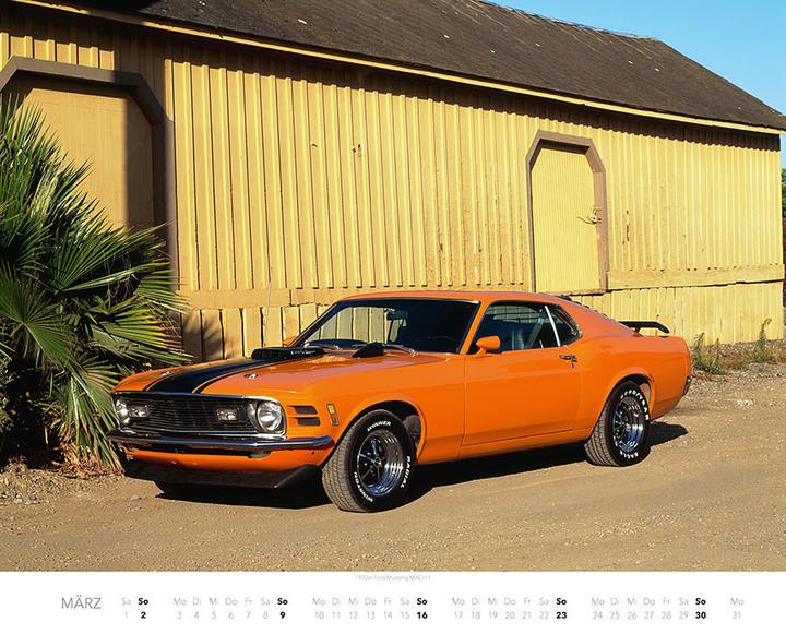 Actual product image Ford Mustang Calendar 2025 (German)