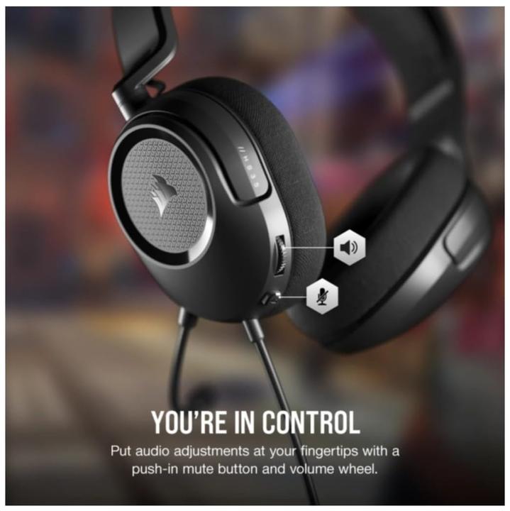 Produktbild Corsair HS35 SURROUND v2 Headset Wired Head-band Gaming Black (Kabelgebunden)