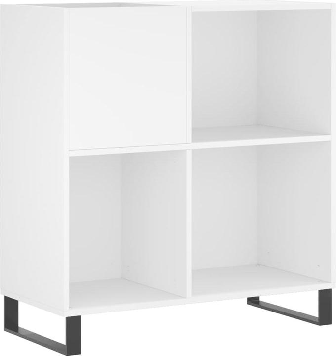 Actual product image VidaXL Plattenschrank Weiss 84,5x38x89 cm Holzwerkstoff, Farbe (84.5 x 38 x 89 cm)