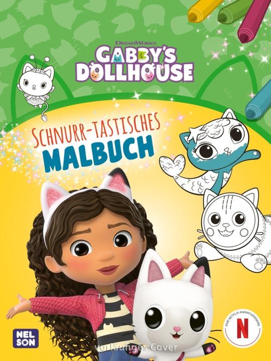 Actual product image Gabby's Dollhouse: Schnurr-tastisches Malbuch