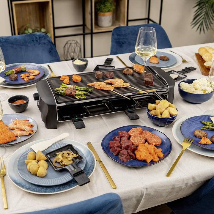 Actual product image Princess Raclette and Teppanyaki Grill, for 8 persons, 1200 Watt, 162840