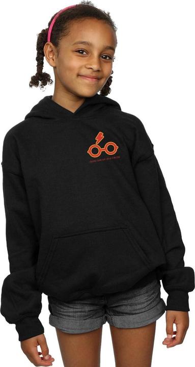 Produktbild I Solemnly Swear Breast Print Kapuzenpullover Mädchen (140, 146)
