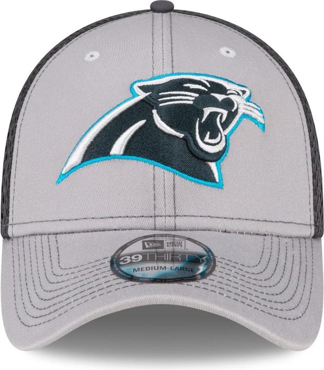Produktbild New Era 39Thirty Stretch Mesh Cap - Carolina Panthers - M/L (M/L)