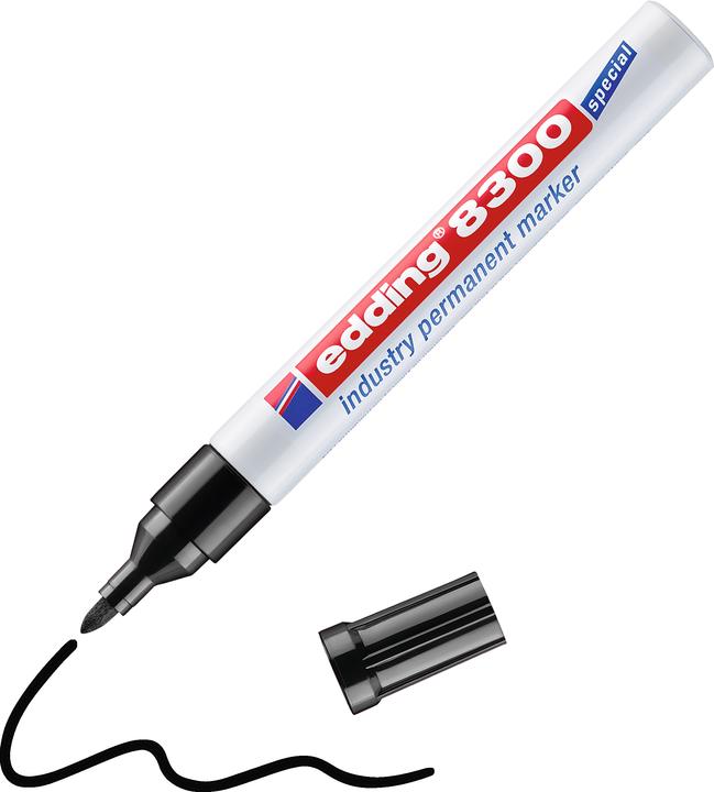 Actual product image Edding Permanent marker 8300 (Black, 1.50 mm, 1 x)