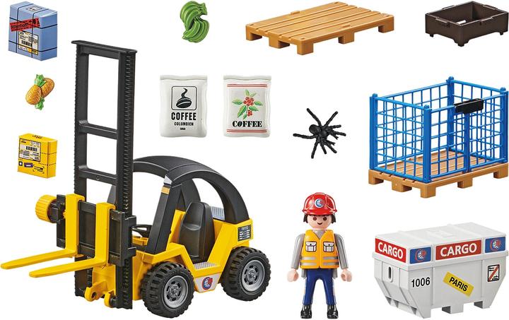Image du produit Playmobil 71528 Chariot élévateur avec cargaison (71528, Playmobil Ma vie)