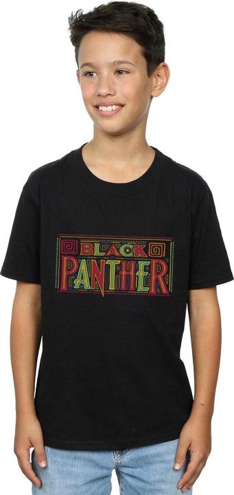 Produktbild Jungen Black Panther Tribal Logo TShirt (152, 158)