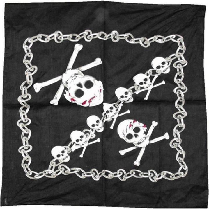 Image du produit Smiffys Foulard de pirate avec tête de mort