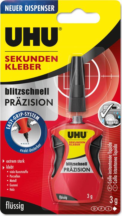 UHU Sekundenkleber (3 g, 3.10 ml)