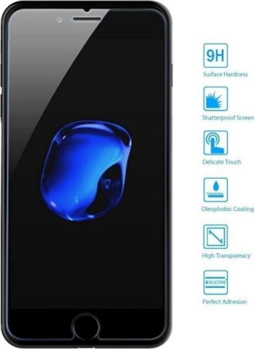 Produktbild Screenguard Apple iPhone 8 Plus Panzerglas Schutzfolie Case Friendly Design (Apple iPhone 8 Plus)