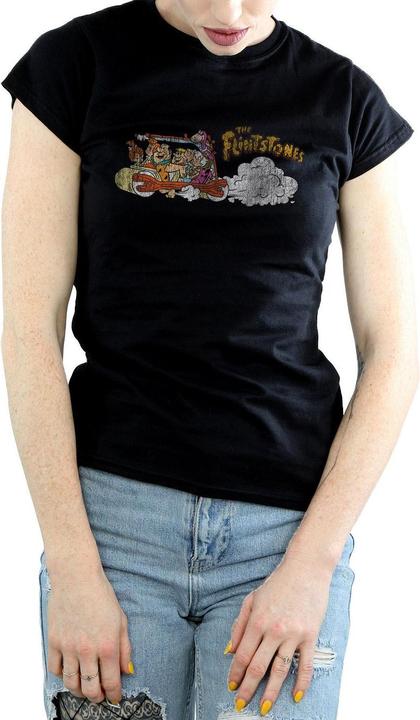 Produktbild The Flintstones Family Car Distressed TShirt (M)