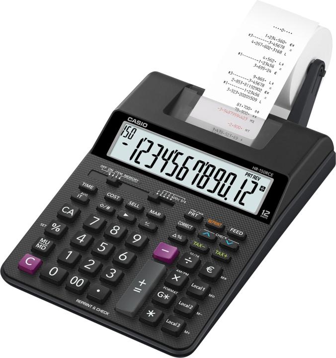Casio Hr-150rce (Batterien, Netzbetrieb)
