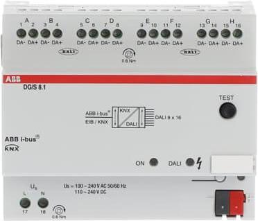 Image du produit ABB Passerelle Dali 8 voies DG/S8.1