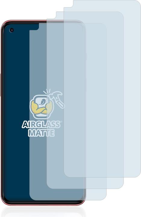 Actual product image BROTECT AirGlass Glass Matte (3 Piece, OnePlus Nord 2 5G)