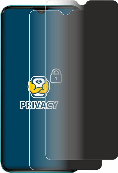 Productafbeelding BROTECT Sichtschutzfolie Anti-Spy Privacy Folie Blaulicht-Schutz (2 Stuk, Wiko Power U10)