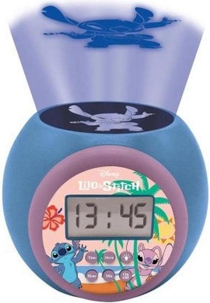 Actual product image Lexibook Stitch Projector Alarm Clock