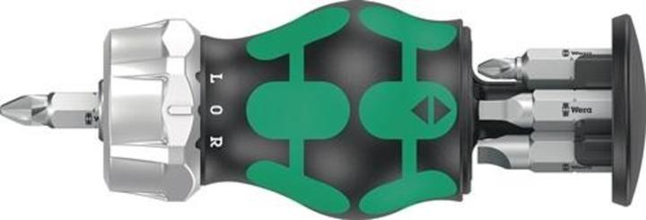Immagine prodotto Wera Kraftform Kompakt Stubby Magazin RA 4 (Cacciavite a croce, Quadrato interno (Robertson), Slot)
