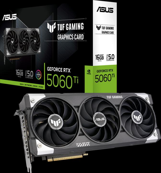 Actual product image ASUS TUF RTX 5060 TI GAMING (16 GB)