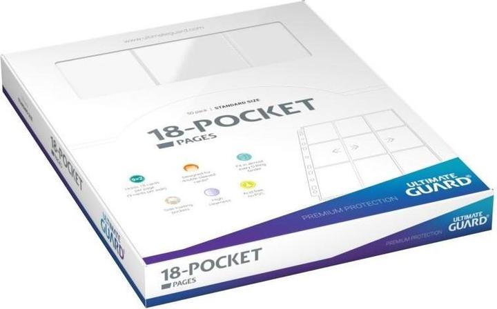 Immagine prodotto Ultimate Guard UGD010483 - Pagine a caricamento laterale a 18 tasche (50), bianco