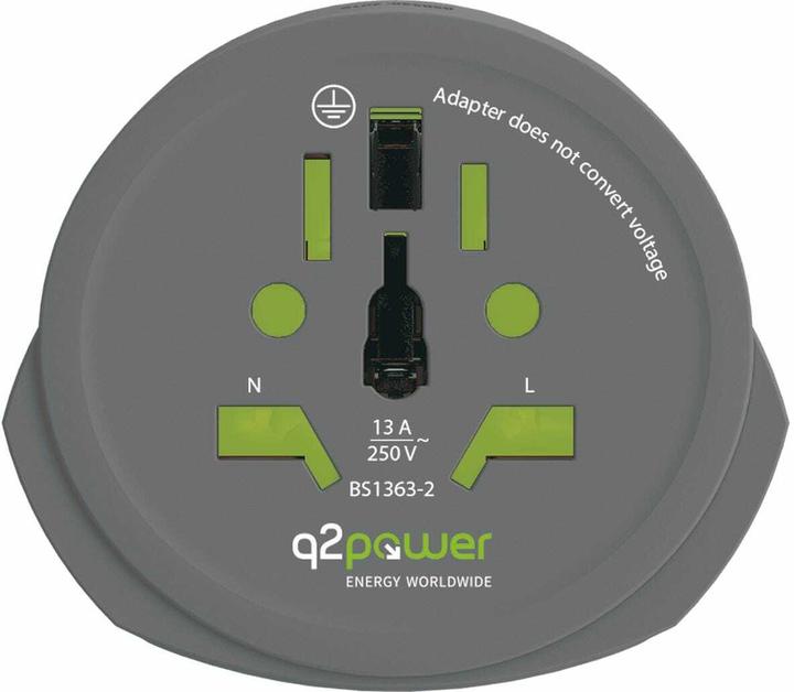Image du produit Q2 Power Adaptateur de voyage Q2Power Monde
