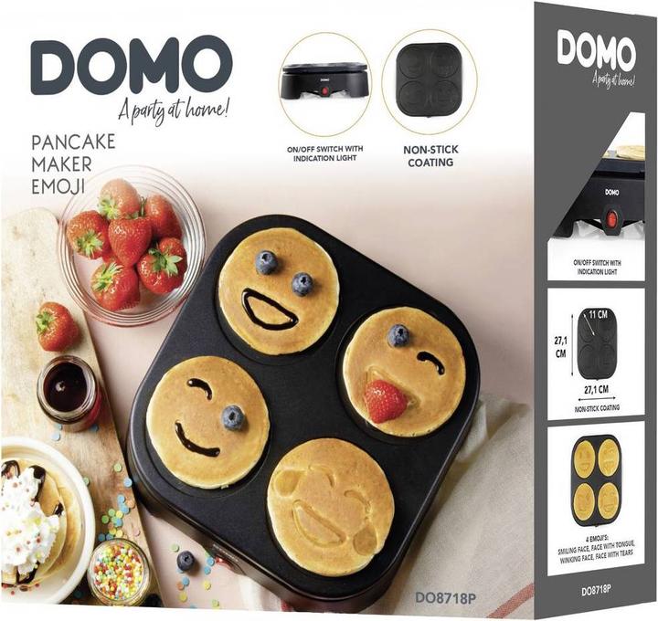 Actual product image Domo Pancake Maker Emoji