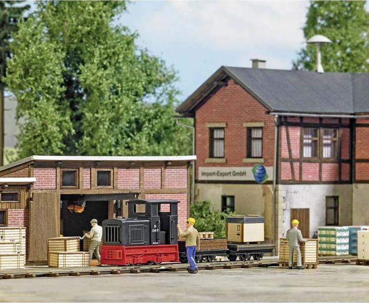 Actual product image Busch H0f light railway starter set goods transport