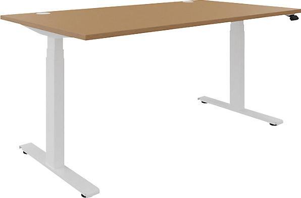 Produktbild FM Büromöbel Schreibtisch BOTTOM-UP silver