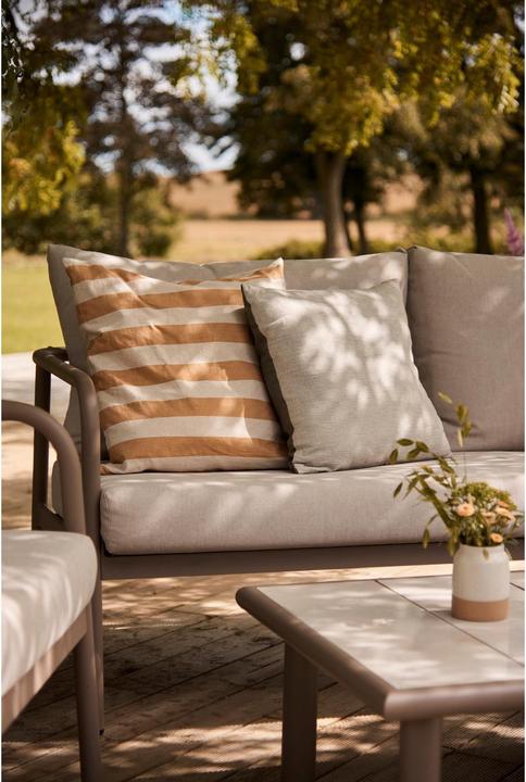 Actual product image Schou Olga lounge set, 4-piece set, Dusty Walnut