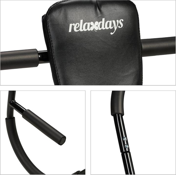 Actual product image Relaxdays Appareil abdominaux