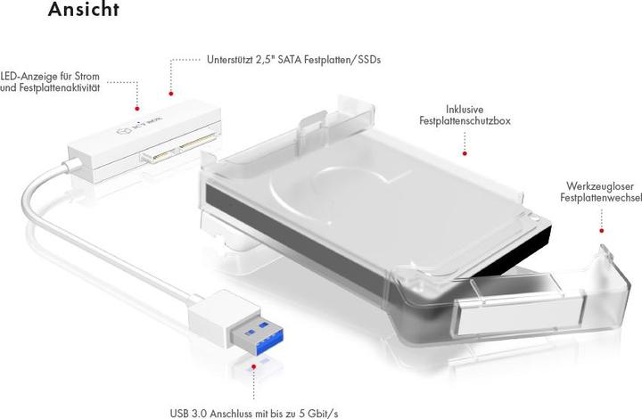 Image du produit Icy Box Ib-Ac703-U3 (2.5")