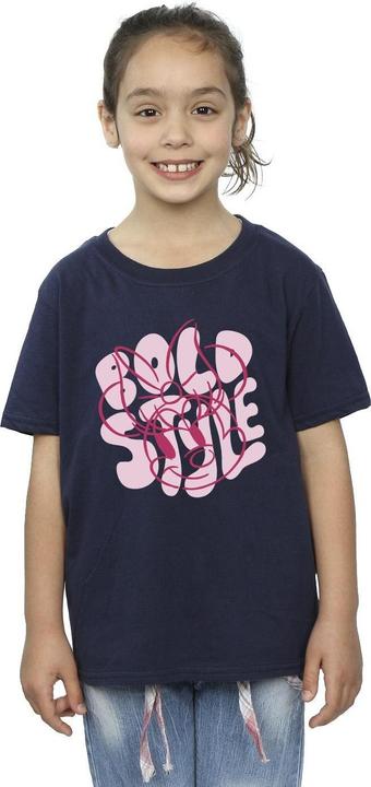 Actual product image Disney Girls Minnie Mouse Bold Style Cotton T-Shirt (116)