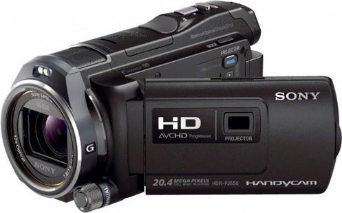Sony HDR-PJ650VE, 12x zoom, FullHD, GPS, projector (5.02 Mpx, 12 x)