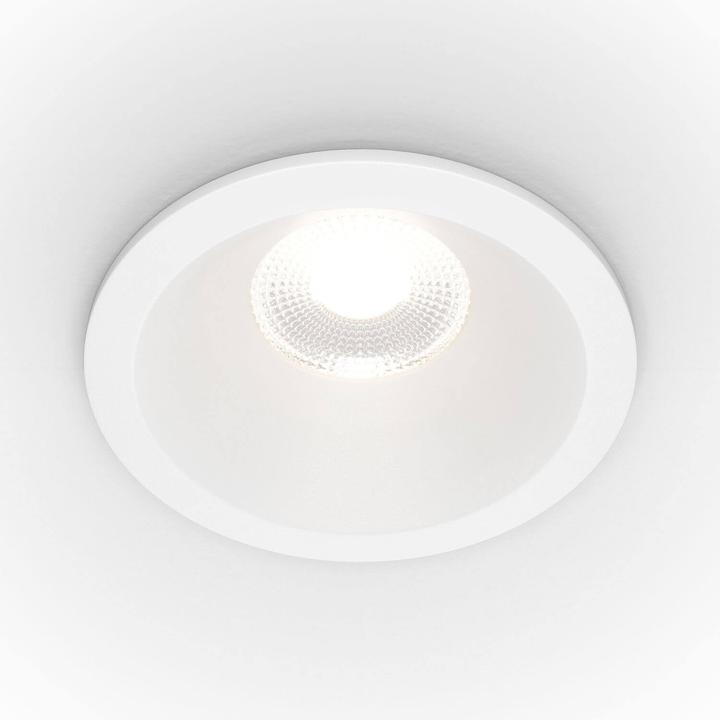 Actual product image Maytoni Zoom LED downlight, recessed light 12W dimmable white IP65 90Ra Ø8.5mm warm white (910 lm)