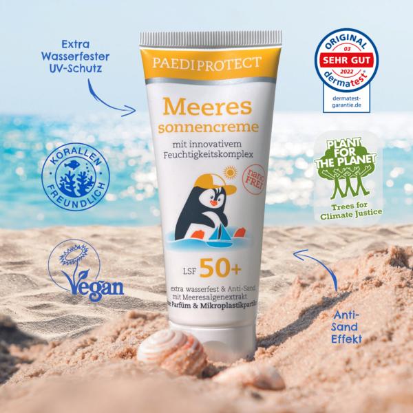Produktbild Paediprotect Meeres (Sonnencreme, SPF 50+, 75 ml, 104 g)