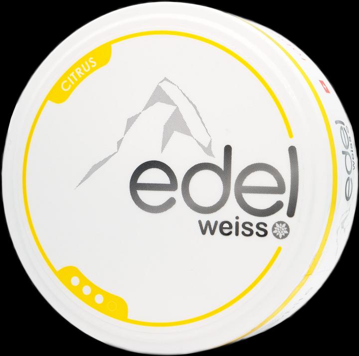 Actual product image Edelweiss Citrus (All White Slim) (Nicotine Pouches, 15 mg)