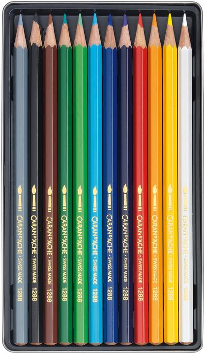 Image du produit Caran d'Ache Fancolor Farbstifte Metallschachtel (Multicolore, 12 x)