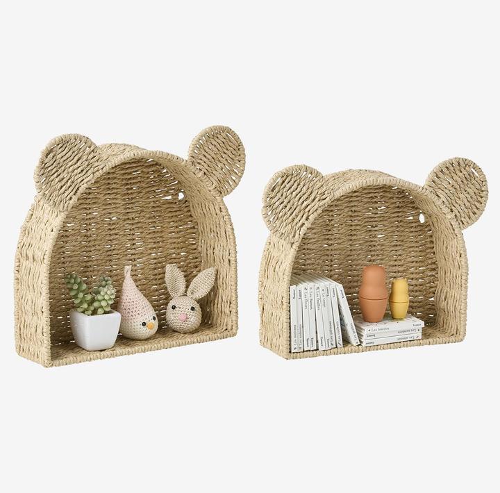 Immagine prodotto Vertbaudet Set di 2 mensole decorative per la camera dei bambini BEAR, carta