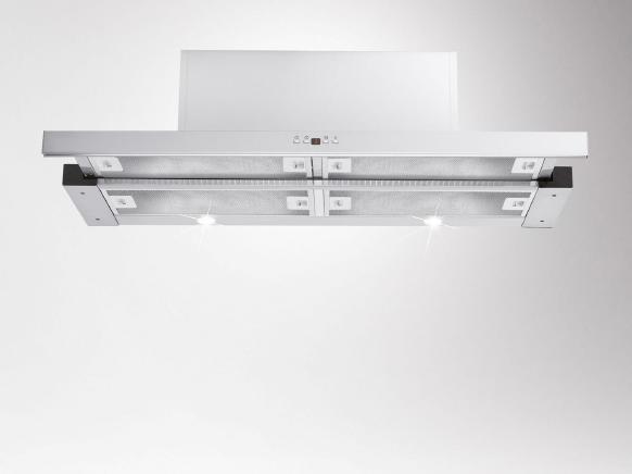 Immagine prodotto Amica Cuffia a schermo piatto FH 694 620 E LxP 90 x 30 cm argento (Cappuccio a schermo piatto)
