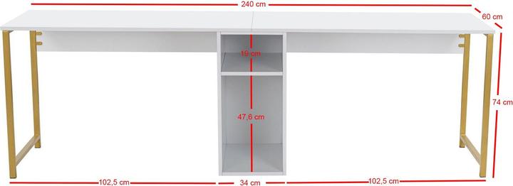 Produktbild Skye Decor Twin (240 x 74 x 60 cm)