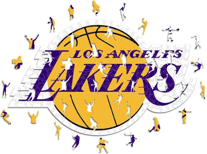 Image du produit Iconic NBA - Los Angeles Lakers - Logo - Puzzle en bois Taille M (270 pièces) (270 pièces)