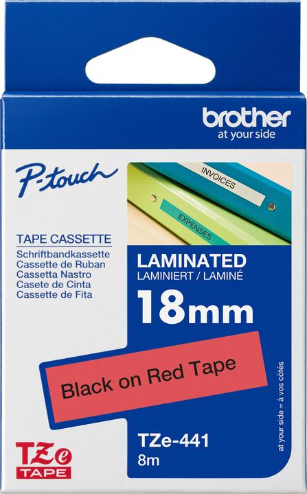 Brother P-Touch (1.80 cm, Rot)