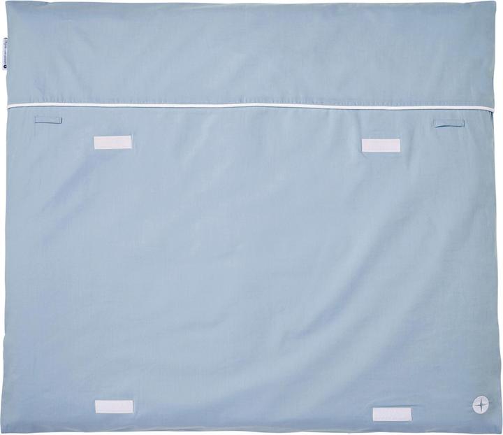 Produktbild nordic coast company Wickelauflage Blau-Grau (70 x 80 cm)