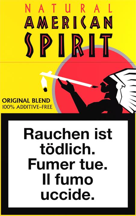 Actual product image Natural American Spirit Yellow Box (10 pcs.)