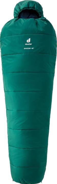 Produktbild Deuter Shadow +8° Mumienschlafsack (Farbe: 2322 alpinegreen/navy, RV links) (180 cm)