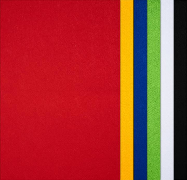 Actual product image VBS Textile felt XXL, 4mm, 70 x 45 cm