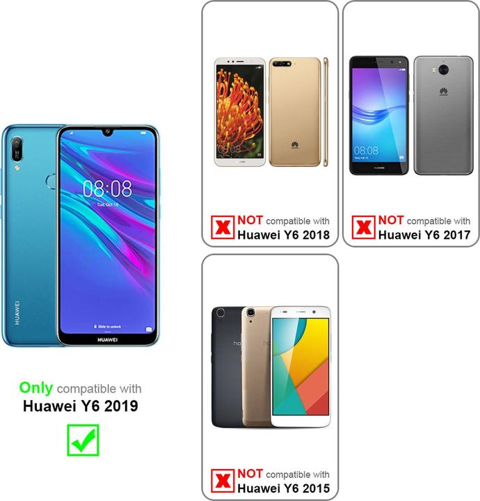 Productafbeelding Cadorabo Boek Jeans Optiek Cover (Huawei Y6 (2019))