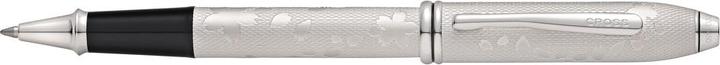 Produktbild Cross Townsend Roller Blossom Platinplattiert gebürstet (Platine Blossom)