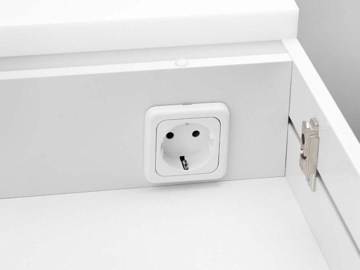 Produktbild Schneider GRACELINE LED Lichtspiegelschrank, 2 Doppelspiegeltüren, 80x70x12cm, 116.480.
