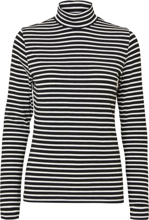 Selected Femme Gestreiftes Oberteil mit langen Ärmeln (S)