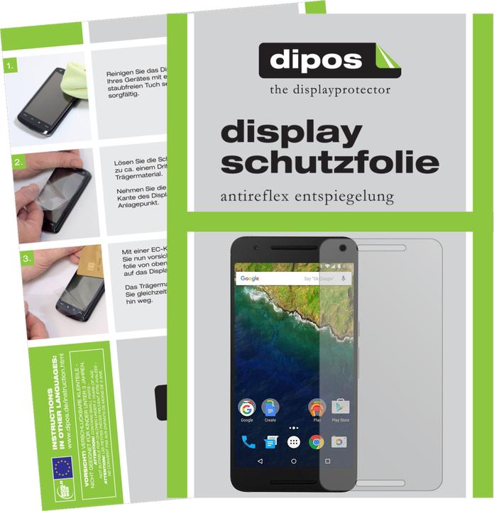 Actual product image Dipos Screen Protector Anti-Glare (6 Piece, Huawei Nexus 6P)