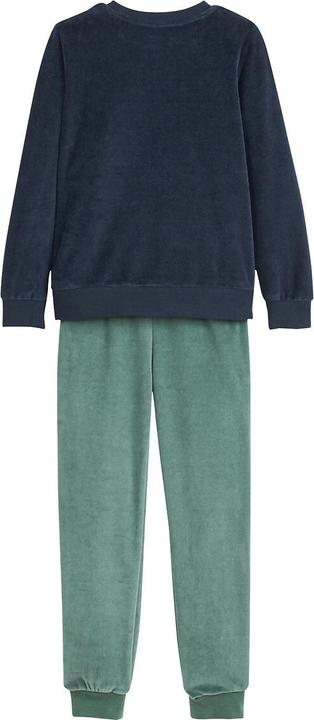 Produktbild La Redoute Collections Samt-Schlafanzug mit Mammut-Print (102)